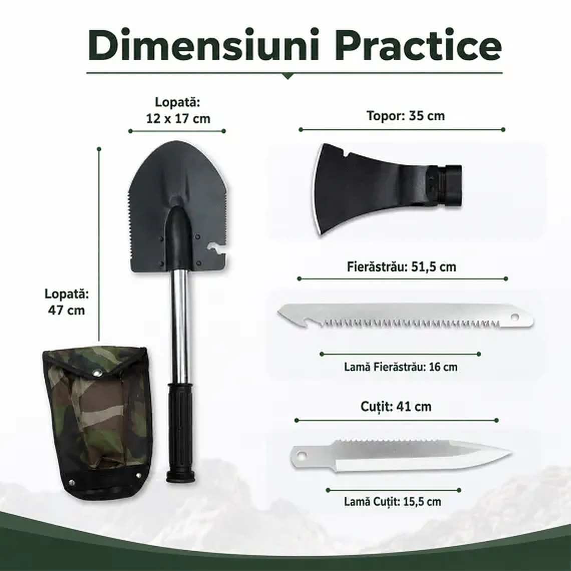 Set multifuncțional camping 4 în 1 – poza 5